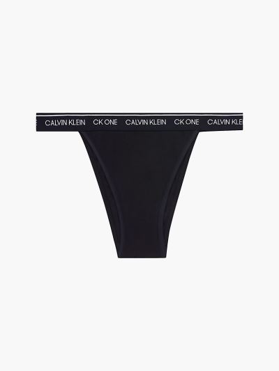 Calvin Klein Underwear HU008444 | Calvin Klein CK One Brazilian Női Rövidnadrág Fekete